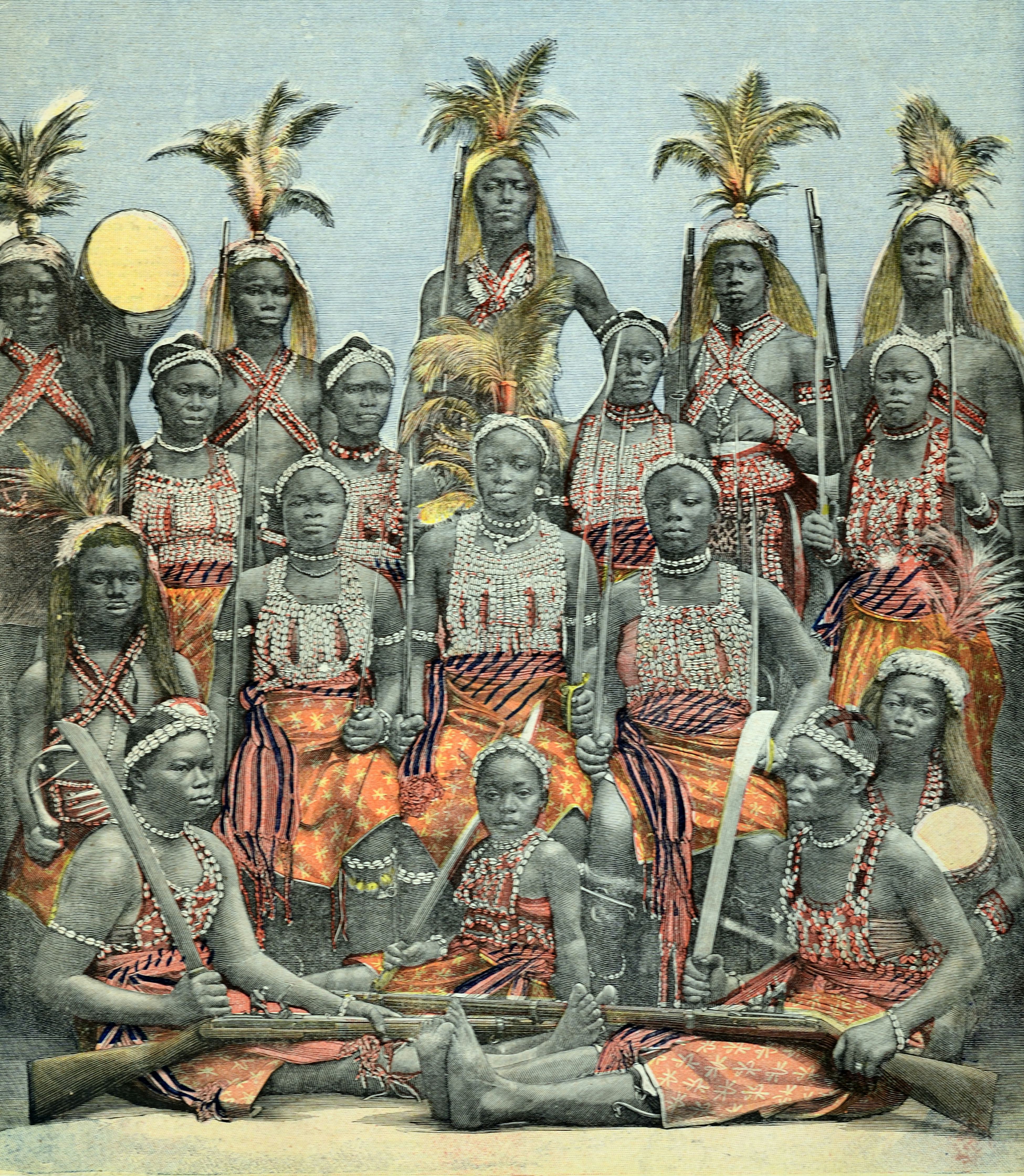 Dahomey Amazons or Female Warriors 1897 (Present-day Benin)
