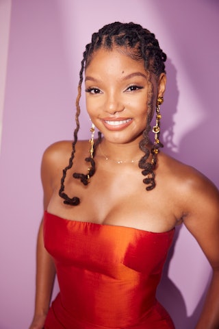 Halle Bailey on the pressures of playing Ariel. Here, she poses at the IMDb Official Portrait Studio...