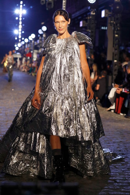 NEW YBella Hadid walks the runway for VOGUE World