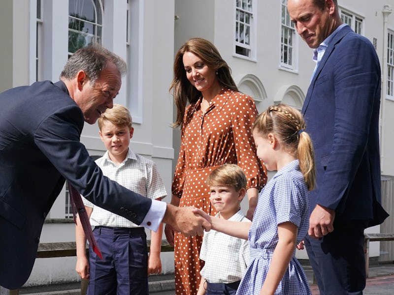 BRACKNELL, ENGLAND - SEPTEMBER 07: (EDITORS NOTE: Retransmission with alternate crop.) Prince George...