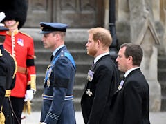 The photos of Princes William and Harry at the queen's funeral are moving.