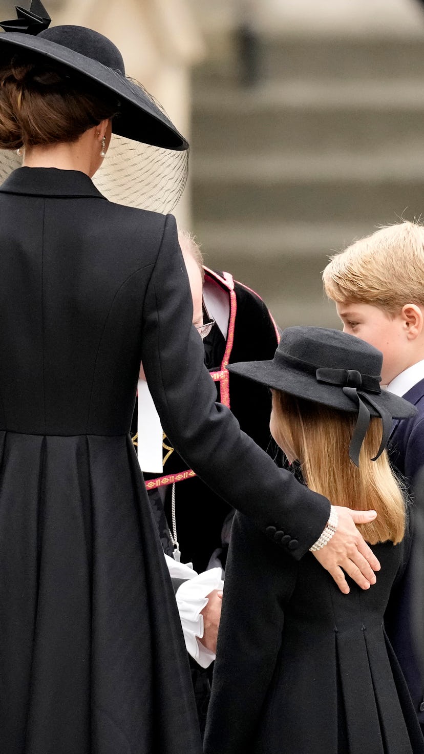 The royal family's outfits at Queen Elizabeth's funeral.