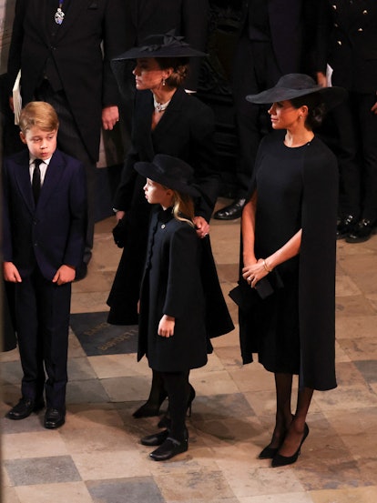 Meghan Markle attends Queen Elizabeth II’s funeral.