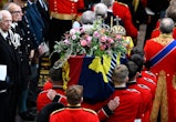 Queen Elizabeth II's coffin featured a wreath with a flower from her wedding bouquet.