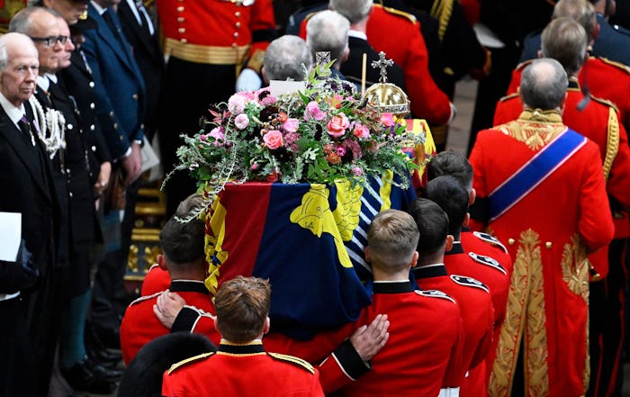 Queen Elizabeth II's coffin featured a wreath with a flower from her wedding bouquet.