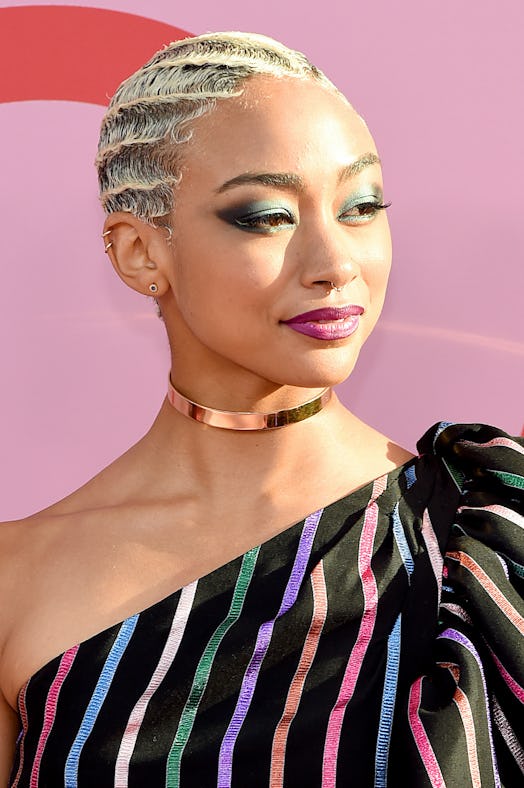 Tati Gabrielle wore blonde finger waves the CFDA Fashion Awards at the Brooklyn Museum of Art in 201...