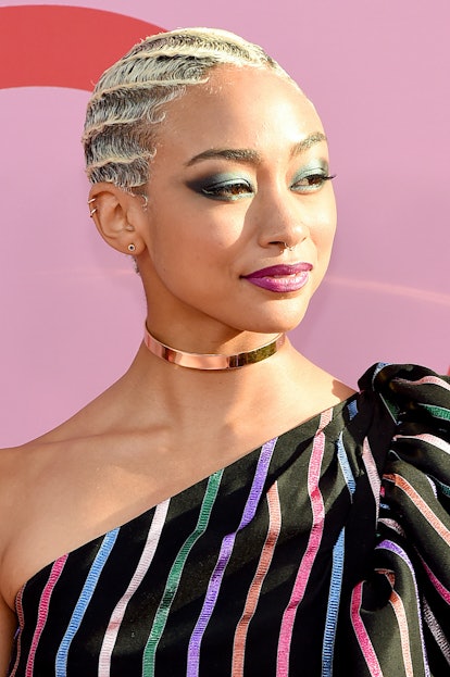 Tati Gabrielle wore blonde finger waves the CFDA Fashion Awards at the Brooklyn Museum of Art in 201...