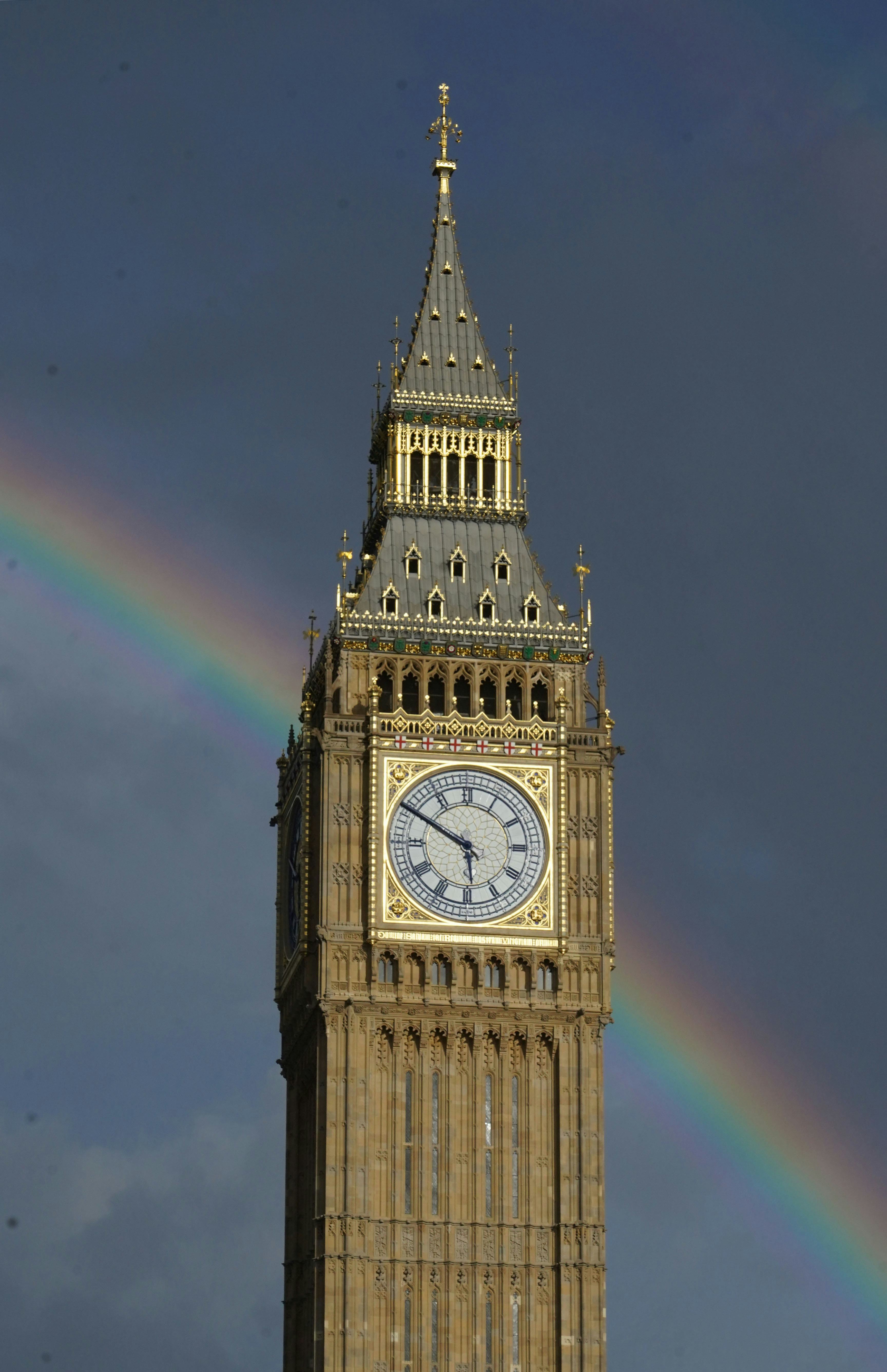 Rainbow Appears On The Eve Of Queen Elizabeth's Funeral