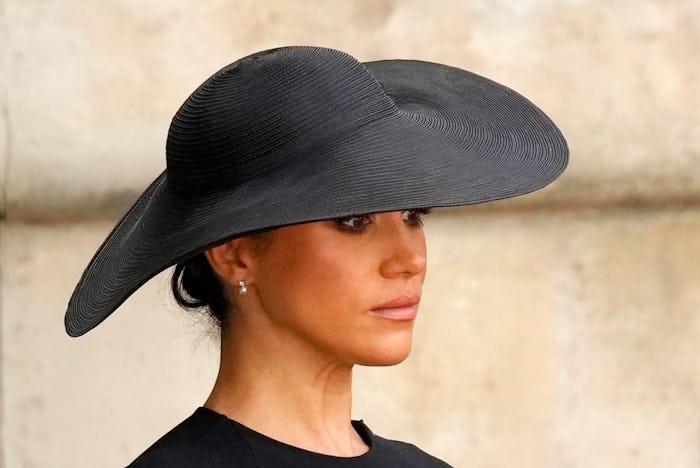 Meghan Markle attends Queen Elizabeth II’s funeral.