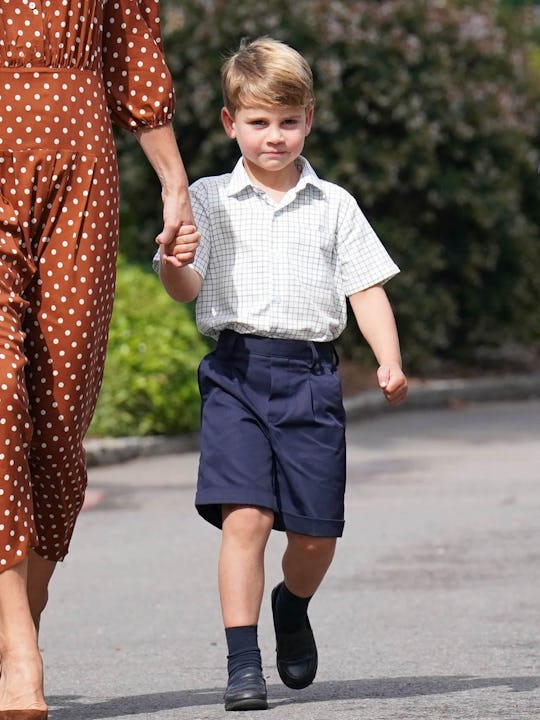 BRACKNELL, ENGLAND - SEPTEMBER 07: (EDITORS NOTE: Retransmission with alternate crop.) Prince Louis,...