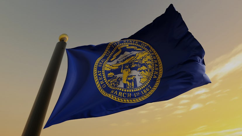 Flag of the US State of Nebraska
