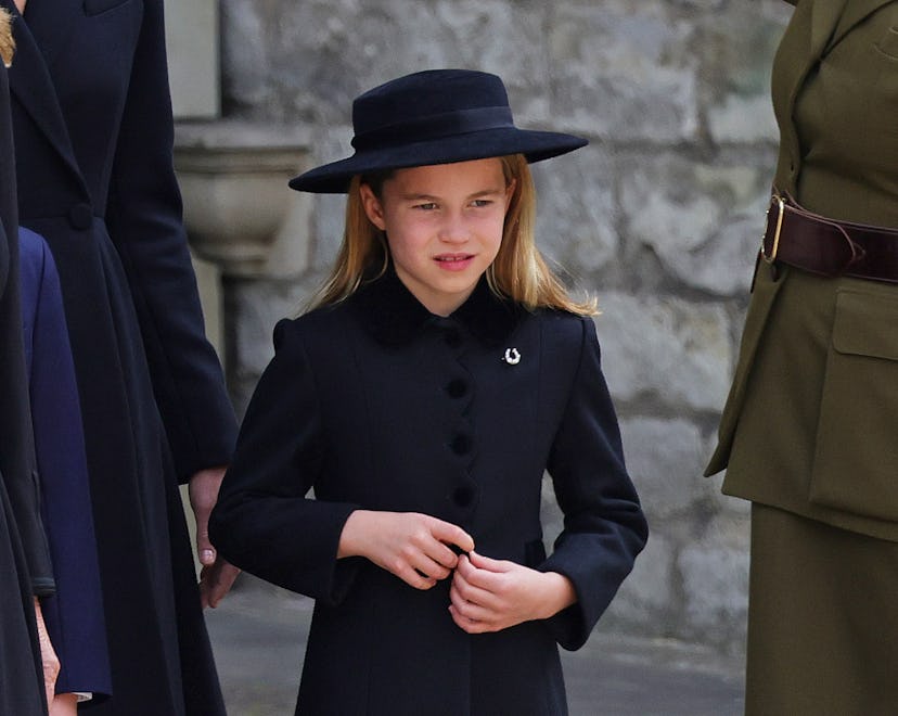 Princess Charlotte paid tribute to her great-grandmother with her jewelry.