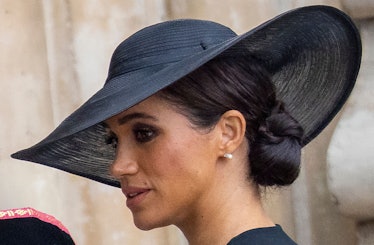 Meghan Markle wore earrings gifted to her by Queen Elizabeth to Queen Elizabeth's state funeral.