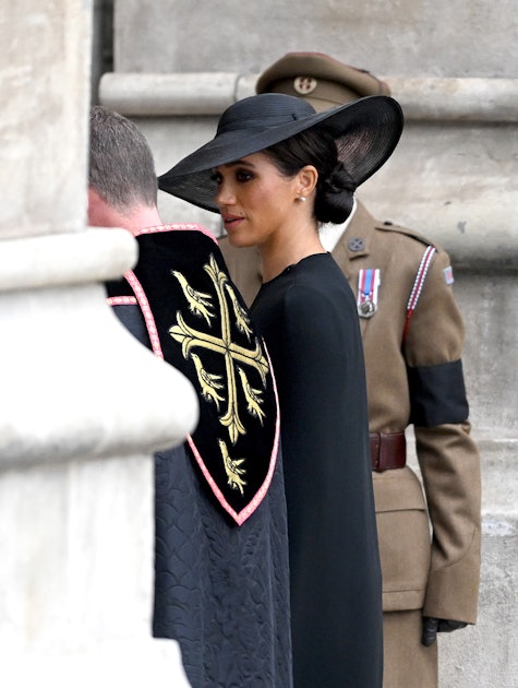 Meghan Markle's Funeral Outfit Paid Tribute To Queen Elizabeth II