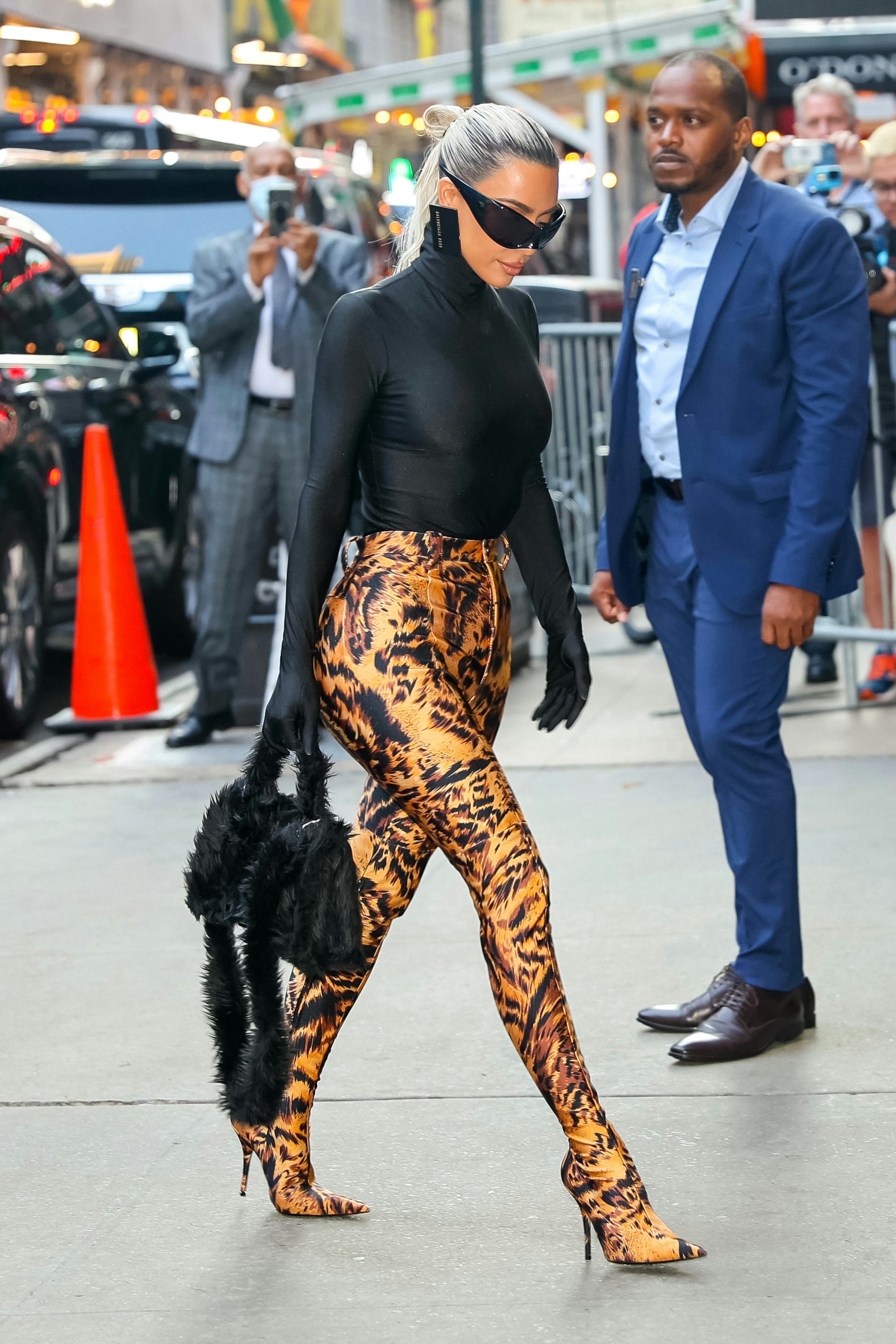 Kim Kardashian wearing Balenciaga again after ad controversy