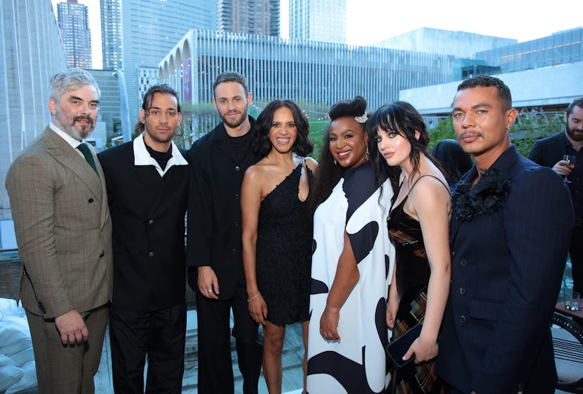 Actor Markella Kavenagh, who plays Nori in The Lord of the Rings: The Rings of Power, with cast mate…