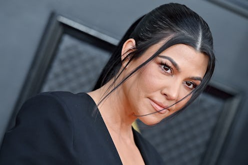 LAS VEGAS, NEVADA - APRIL 03: Kourtney Kardashian attends the 64th Annual GRAMMY Awards at MGM Grand...