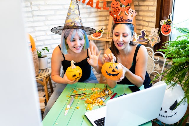 Teens definitely get into the Halloween spirit
