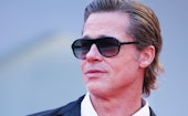 VENICE, ITALY - SEPTEMBER 08: Brad Pitt attends the "Blonde" red carpet at the 79th Venice Internati...