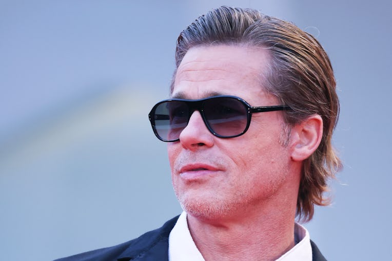 VENICE, ITALY - SEPTEMBER 08: Brad Pitt attends the "Blonde" red carpet at the 79th Venice Internati...