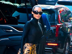 NEW YORK, NY - SEPTEMBER 20:  Kim Kardashian is seen  at "Good Morning America" on September 20, 202...