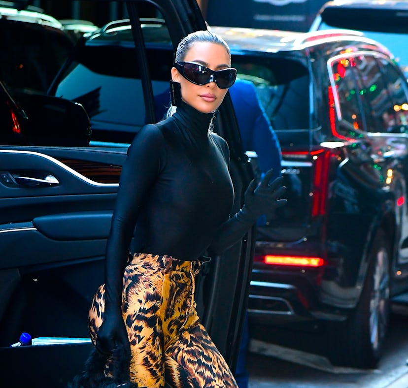 NEW YORK, NY - SEPTEMBER 20: Kim Kardashian is seen at "Good Morning America" on September 20, 202...