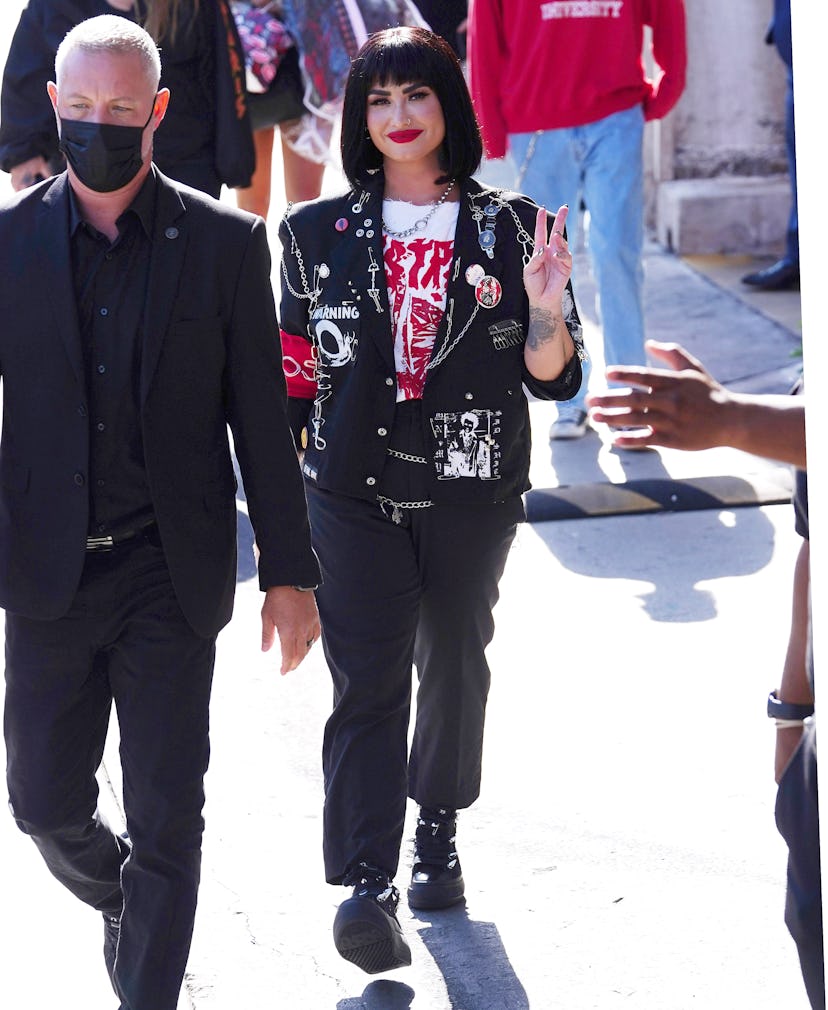 Demi Lovato is seen on July 14, 2022 in Los Angeles, California.