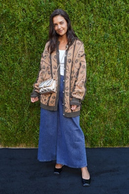  Katie Holmes, wearing CHANEL, attends Through Her Lens: The Tribeca CHANEL Women's Filmmaker Progra...