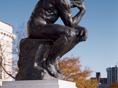 Auguste Rodin, French, 1840-1917, The Thinker, 1904, bronze, Overall: 79— 51 1/4— 55 1/4 inches, 200...