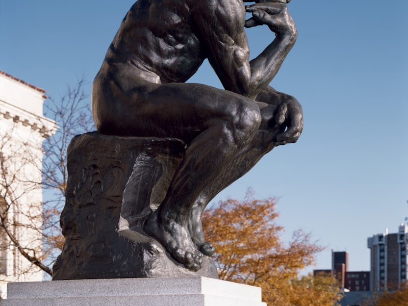 Auguste Rodin, French, 1840-1917, The Thinker, 1904, bronze, Overall: 79— 51 1/4— 55 1/4 inches, 200...