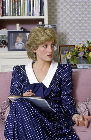 Diana, The Princess Of Wales, At Home In Kensington Palace