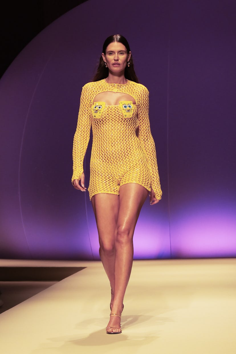  Bianca Balti walks the runway at the GCDS fashion show during Milan Fashion Week 