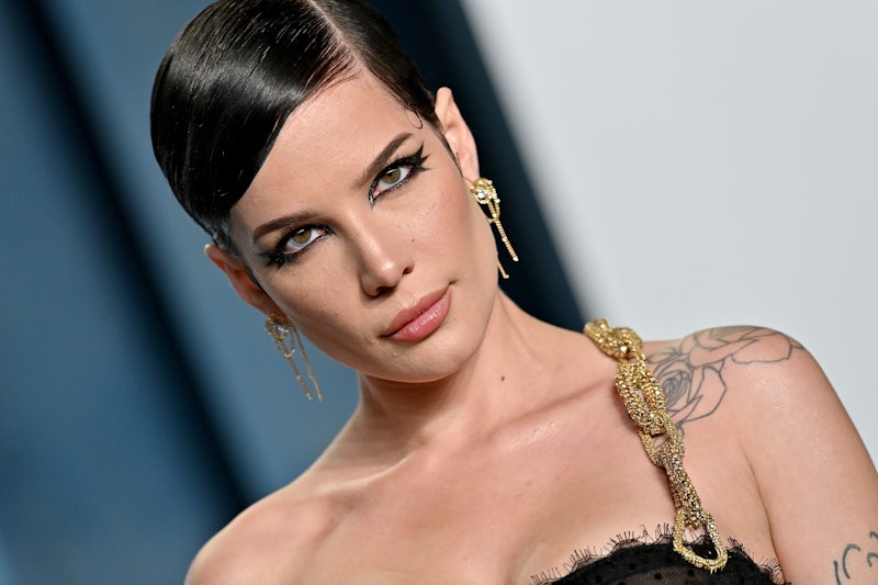 Halsey just debuted a copper pixie haircut that's perfect for fall 2022.