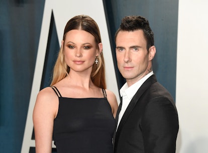 Adam Levine and Behati Prinsloo's body language amid his cheating scandal was noteworthy.