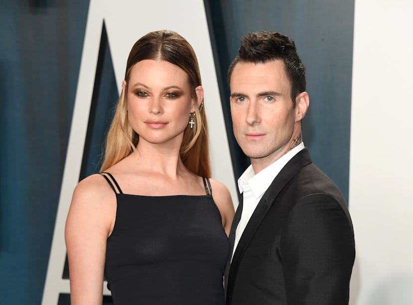Adam Levine and Behati Prinsloo's body language amid his cheating scandal was noteworthy.