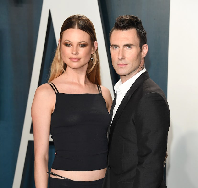 Adam Levine and Behati Prinsloo's body language amid his cheating scandal was noteworthy.