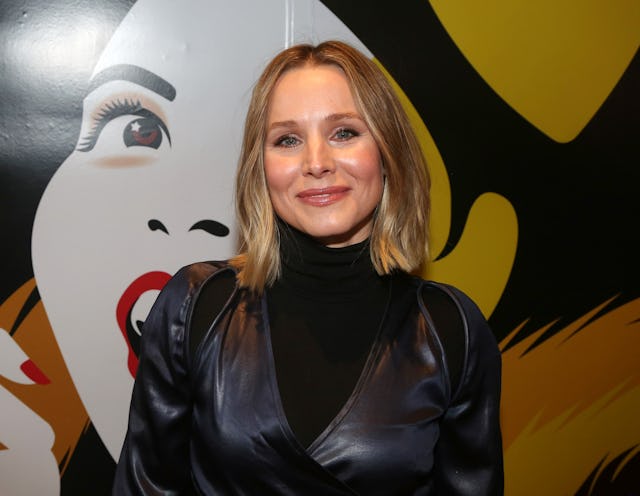 Kristen Bell poses at the opening night of the musical "Funny Girl" on Broadway at The August Wilson...