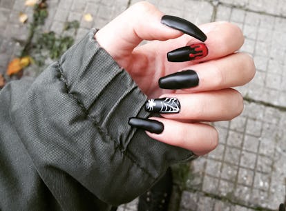 2022 Halloween nail trends include spider and the biggest 2022 Halloween nail trends include blood d...