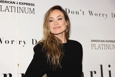 NEW YORK, NEW YORK - SEPTEMBER 19: Olivia Wilde attends the "Don't Worry Darling" photo call at AMC ...