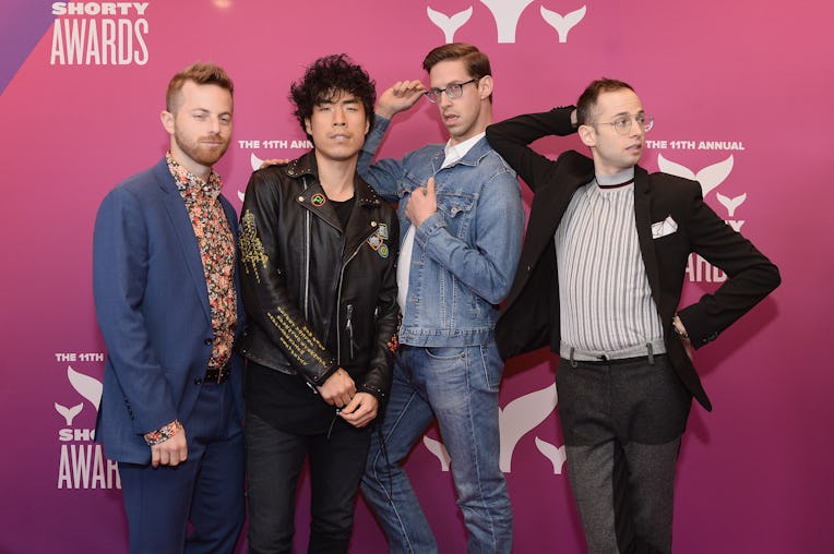 NEW YORK, NEW YORK - MAY 05: Ned Fulmer, Eugene Lee Yang, Keith Habersberger and Zach Kornfeld of Th...