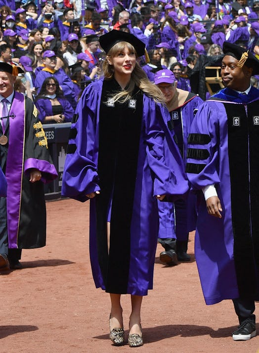 Swift received her honorary doctorate of fine arts from New York University in May 2022.