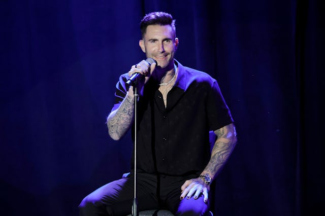 Adam Levine of Maroon 5 performs onstage during the Simon Wiesenthal Center National Tribute Dinner ...