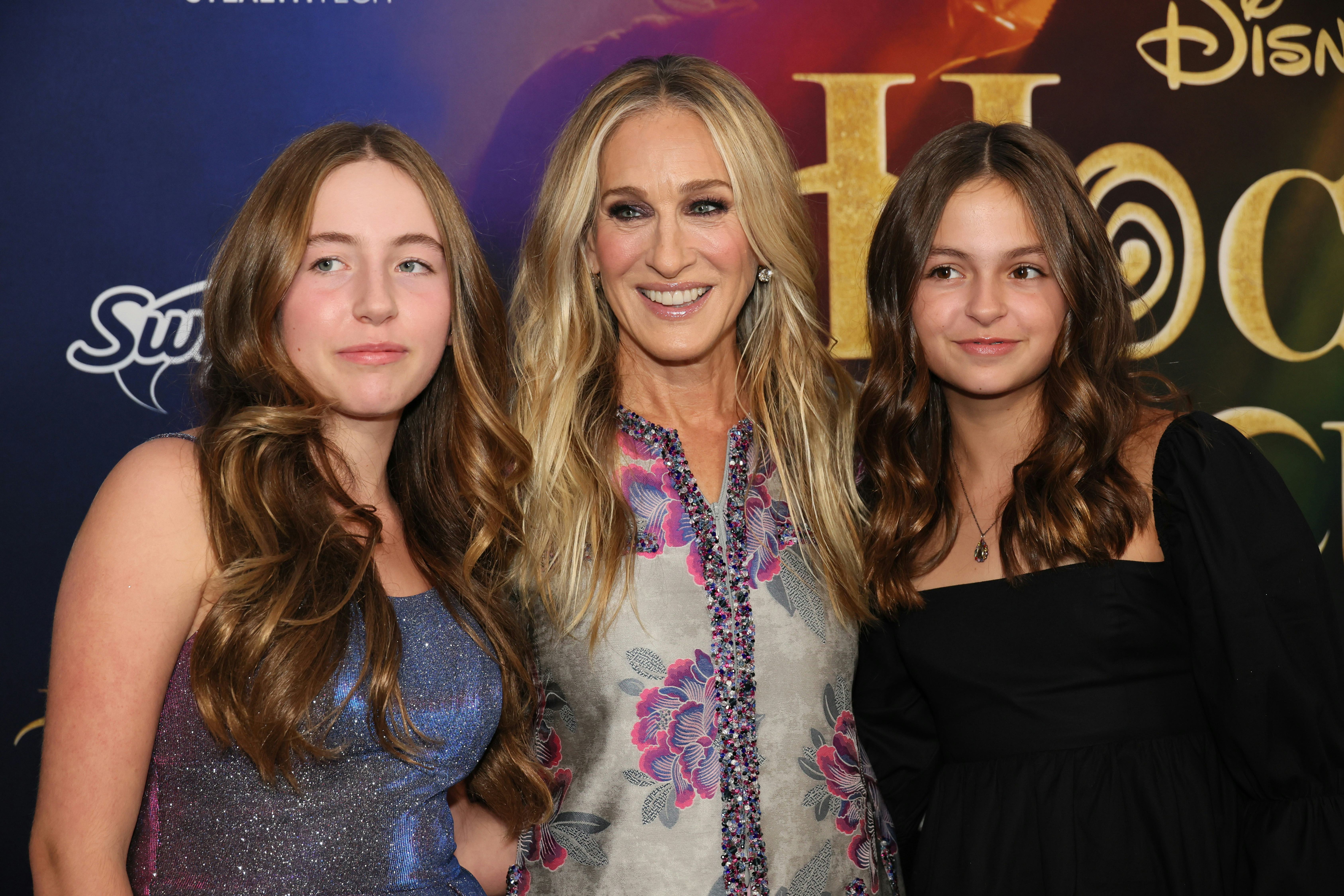 Sarah Jessica Parker attended the 'Hocus Pocus 2' premiere with her two daughters and husband, Matth...