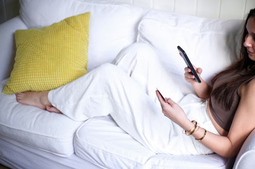 Young Woman Shopping Online, Electronic Banking, Woman Lifestyle