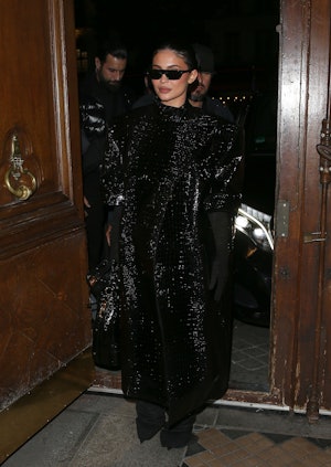 Kylie Jenner is seen on September 28, 2022 in Paris, France. 