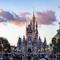 ORANGE COUNTY, FLORIDA, USA - JUNE 1:  Crowds pack and fill Main Street USA at the Magic Kingdom Par...