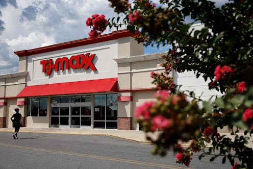 HYATTSVILLE, MD - AUGUST 17: Shoppers come and go the TJ Maxx store at the Mall at Prince George's o...