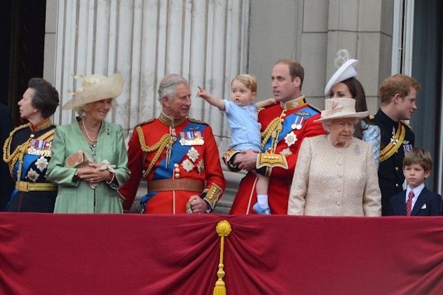 Prince George shows off for his Pa.