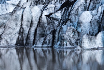 Glacier reflection