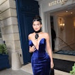 Kylie Jenner is seen on September 29, 2022 in Paris, France